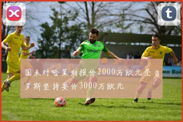 国米对哈莱利报价2000万欧元圣吉罗斯坚持要价3000万欧元