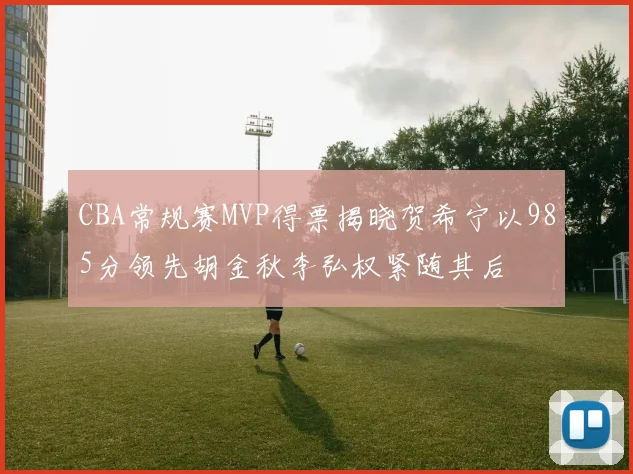 CBA常规赛MVP得票揭晓贺希宁以985分领先胡金秋李弘权紧随其后